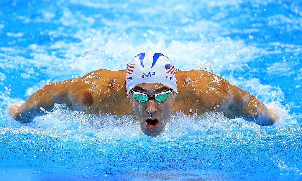 Michael Phelps san bang ky luc 2168 nam cua Olympic hinh anh