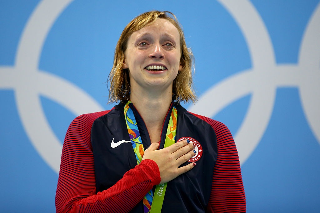 Than dong Katie Ledecky lan thu 2 pha ky luc the gioi hinh anh