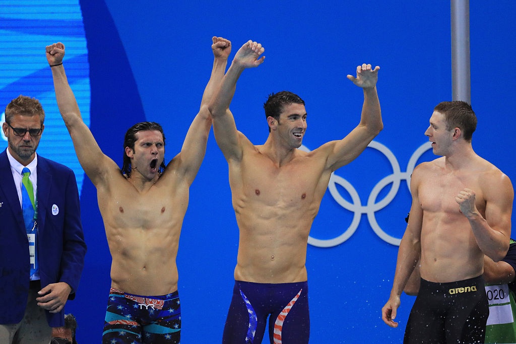 Michael Phelps giành tiếp HCV thứ 5 tại Olympic ảnh 2 Michael Phelps gianh tiep HCV thu 5 tai Olympic anh 2