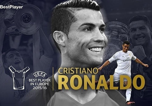 Ronaldo lan thu hai gianh giai Cau thu hay nhat chau Au hinh anh