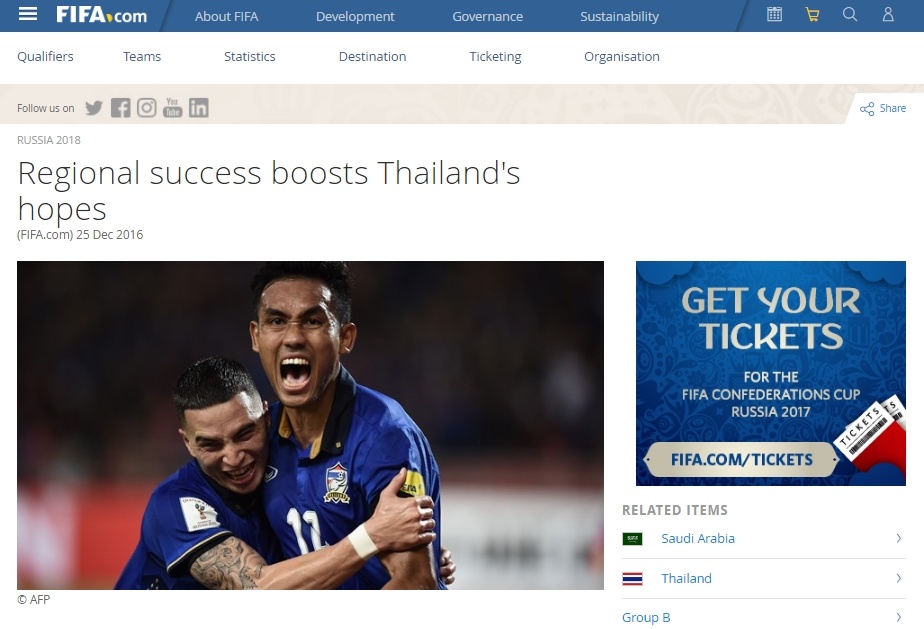 Thái Lan vun đắp thêm hy vọng từ thành công ở AFF Cup ảnh 1 Thai Lan vun dap them hy vong tu thanh cong o AFF Cup anh 1