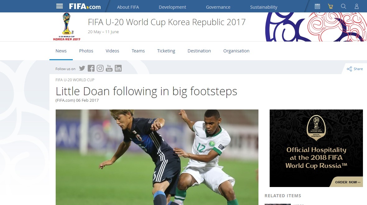 Sao U20 Nhật Bản có tên gốc Việt theo bước những người khổng lồ ảnh 1 Sao U20 Nhat Ban co ten goc Viet theo buoc nhung nguoi khong lo anh 1