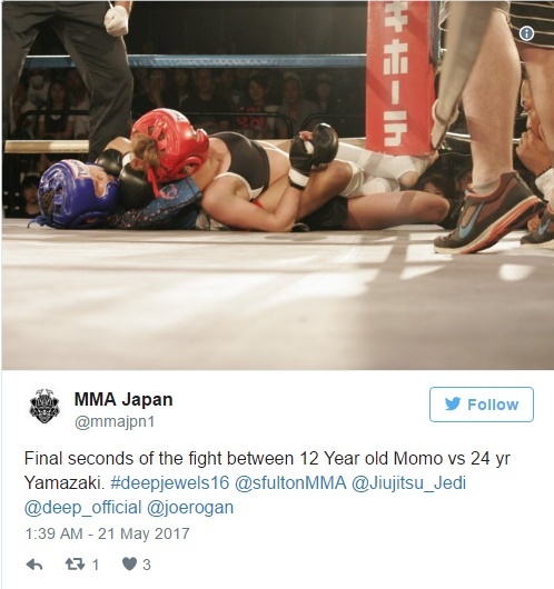 Choáng váng nữ võ sĩ MMA 12 tuổi hạ đối thủ lớn gấp đôi tuổi ảnh 1 Choang vang nu vo si MMA 12 tuoi ha doi thu lon gap doi tuoi anh 1