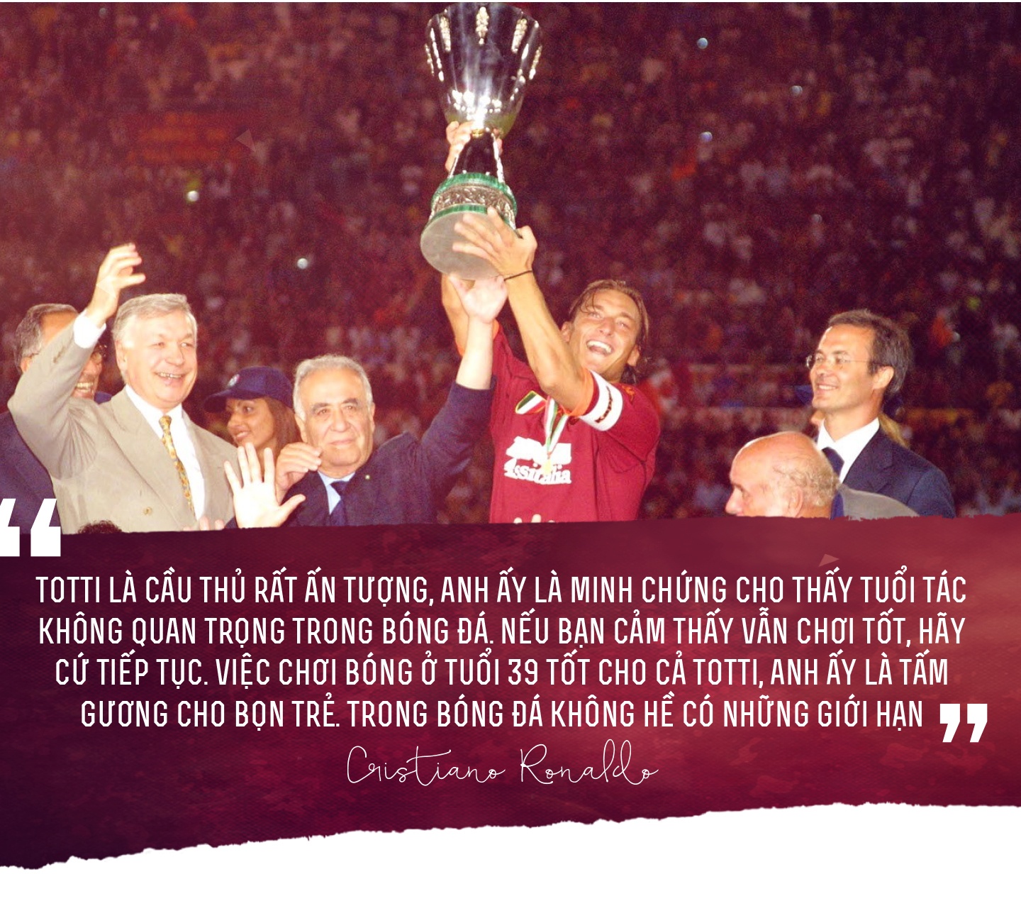 Francesco Totti: Trái tim bất tử của thành Rome ảnh 7 Francesco Totti: Trai tim bat tu cua thanh Rome anh 7