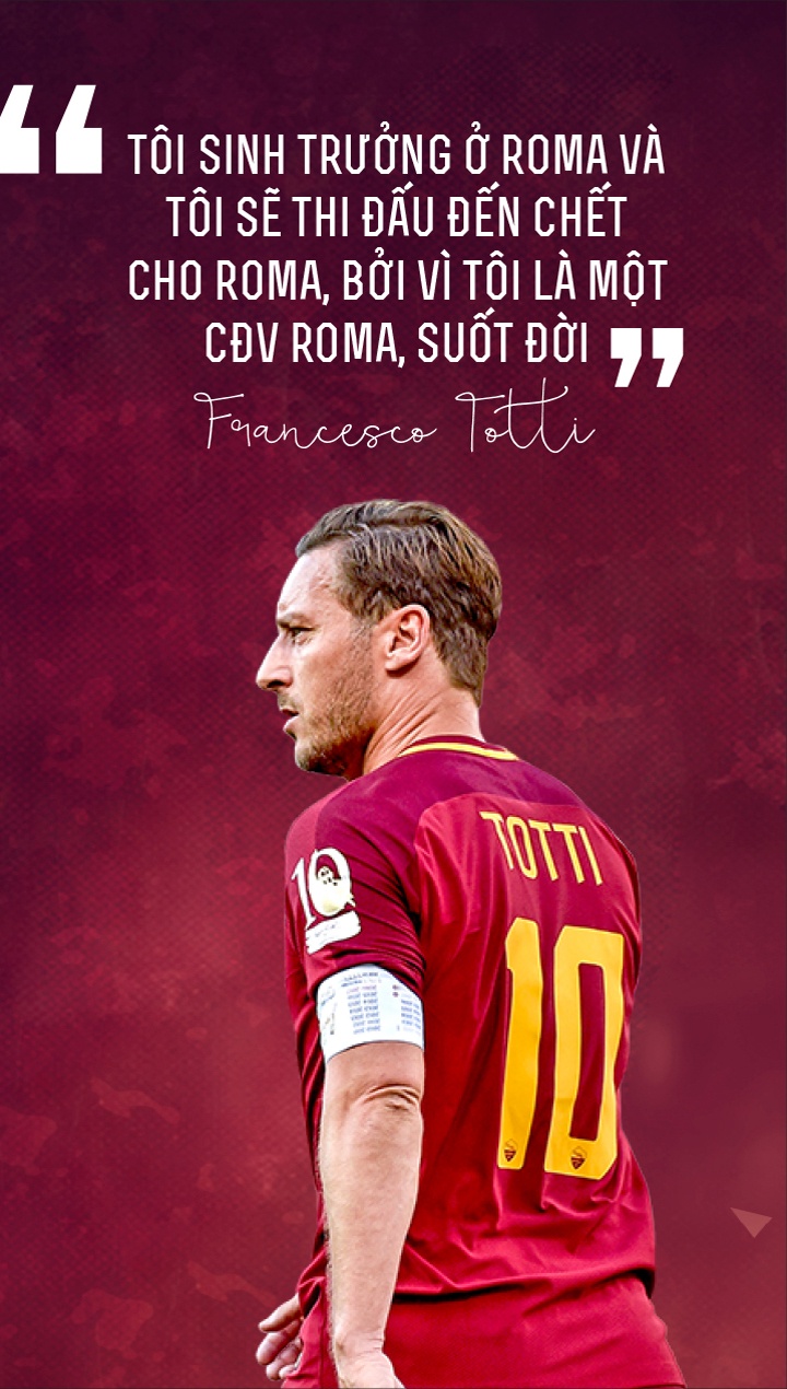 Francesco Totti: Trái tim bất tử của thành Rome ảnh 11 Francesco Totti: Trai tim bat tu cua thanh Rome anh 11