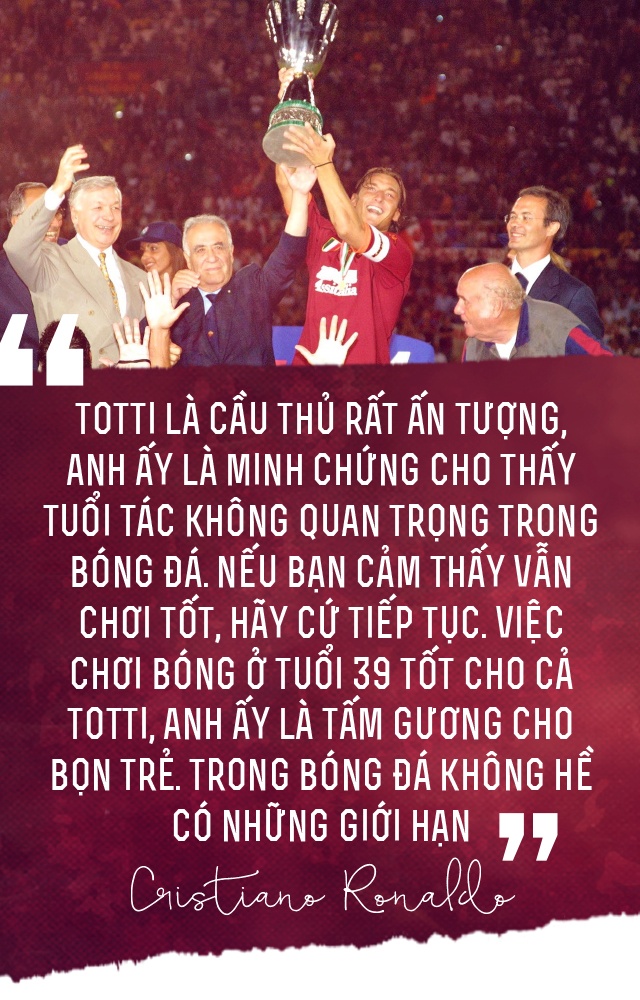 Francesco Totti: Trái tim bất tử của thành Rome ảnh 6 Francesco Totti: Trai tim bat tu cua thanh Rome anh 6