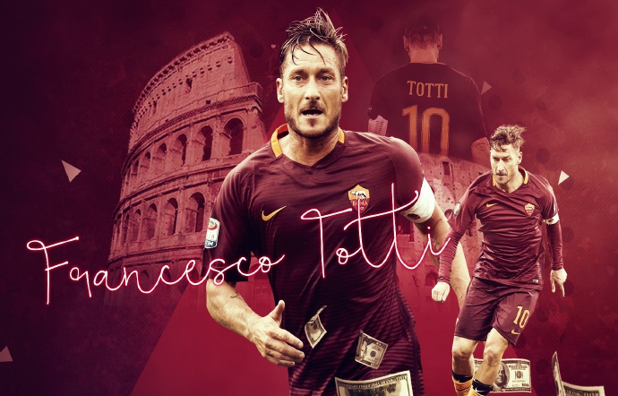 Francesco Totti, tuong dai sung sung  truoc manh luc dong tien hinh anh