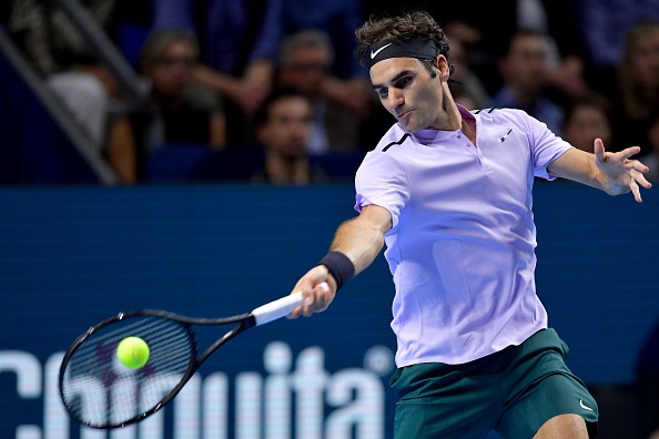 Federer dap vot trong ngay vo dich giai Basel anh 5