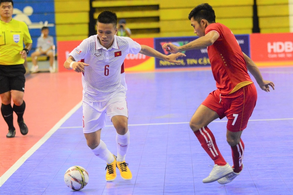 Futsal Viet Nam trang tay o giai Dong Nam A anh 6