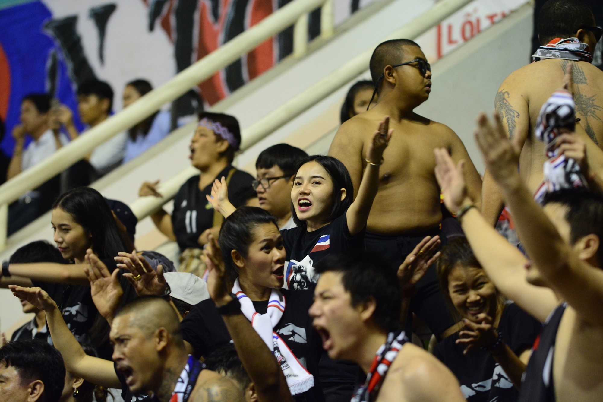 CDV Thai Lan quay tung bung o giai futsal Dong Nam A hinh anh