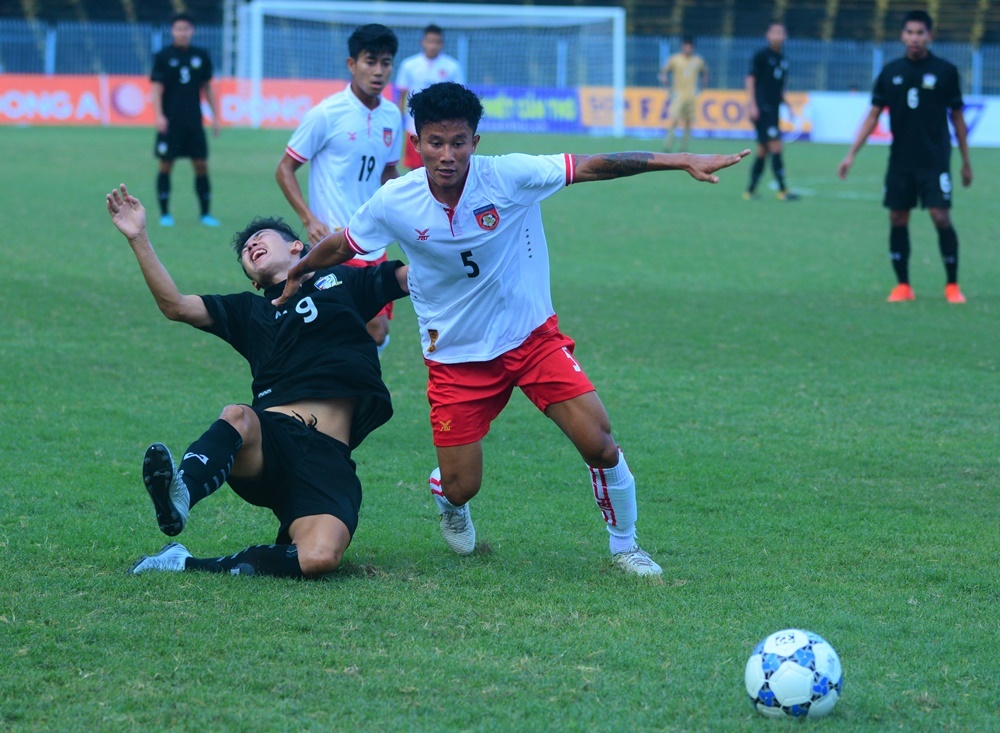 U21 Thai Lan bat ngo guc nga truoc Myanmar anh 2