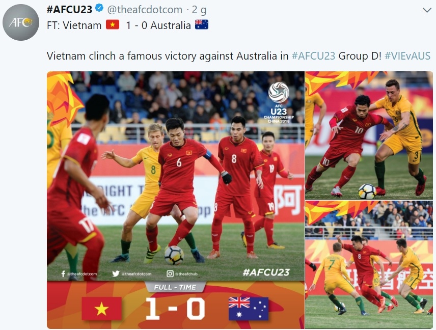'Một Việt Nam cổ điển tung cú đấm bất ngờ hạ U23 Australia' ảnh 1 'Mot Viet Nam co dien tung cu dam bat ngo ha U23 Australia' anh 1