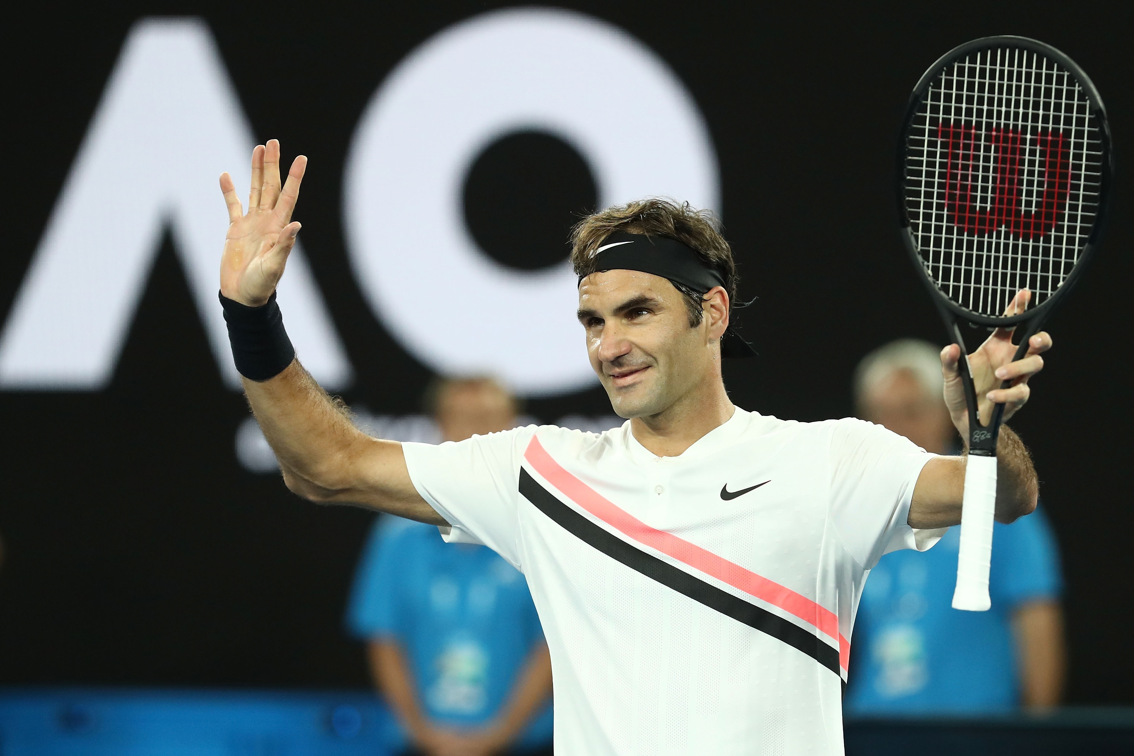 DKVD Roger Federer de dang vao vong 2 Australian Open 2018 hinh anh
