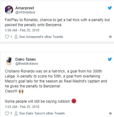 Nhường penalty, Ronaldo còn nhận được nhiều hơn những bàn thắng ảnh 2 Nhuong penalty, Ronaldo con nhan duoc nhieu hon nhung ban thang anh 2