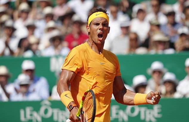 Nadal di vao lich su voi 11 lan vo dich Monte Carlo anh 1