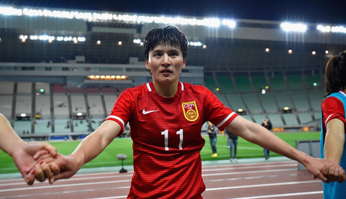 tien dao bong da nu Trung Quoc anh 1