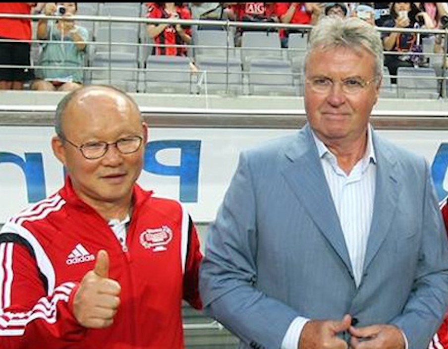 HLV Park Hang-seo hao huc duoc cham tran Guus Hiddink hinh anh