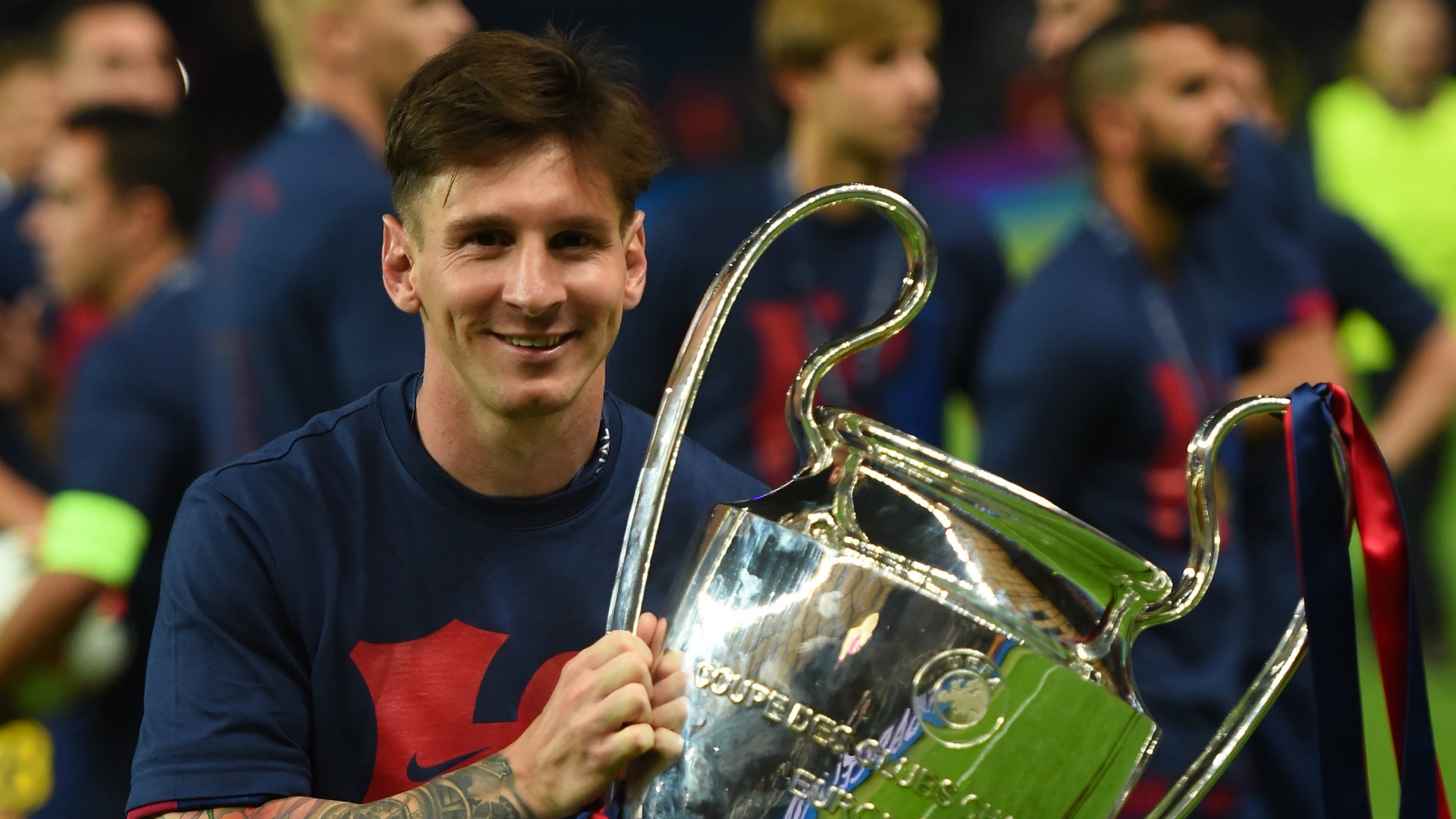 Barca truoc 'am anh' Champions League: Dung de Messi co don hinh anh