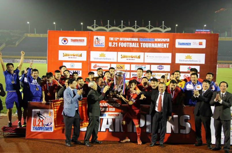 Cac cau thu tre Viet Nam vo dich giai U21 quoc te 2018 hinh anh