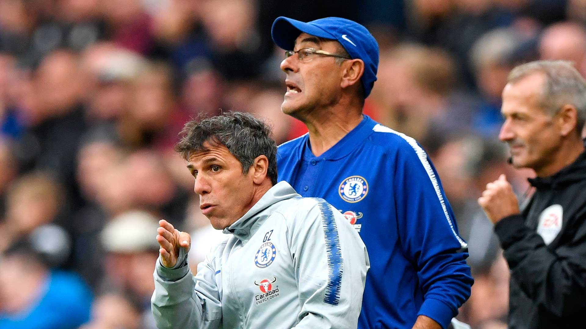 Bao Italy: Gianfranco Zola the cho HLV Sarri tai Chelsea hinh anh
