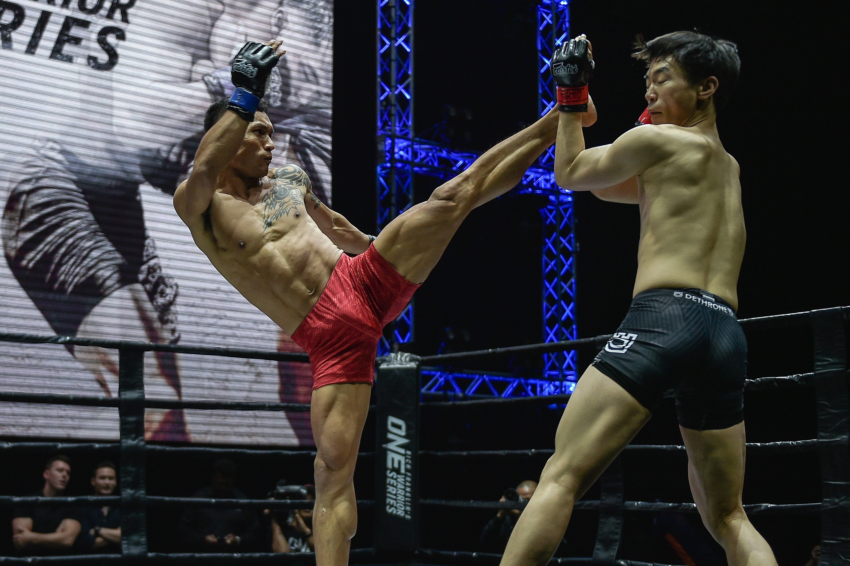 Vo si MMA Viet Nam ha chong vanh doi thu Han Quoc hinh anh