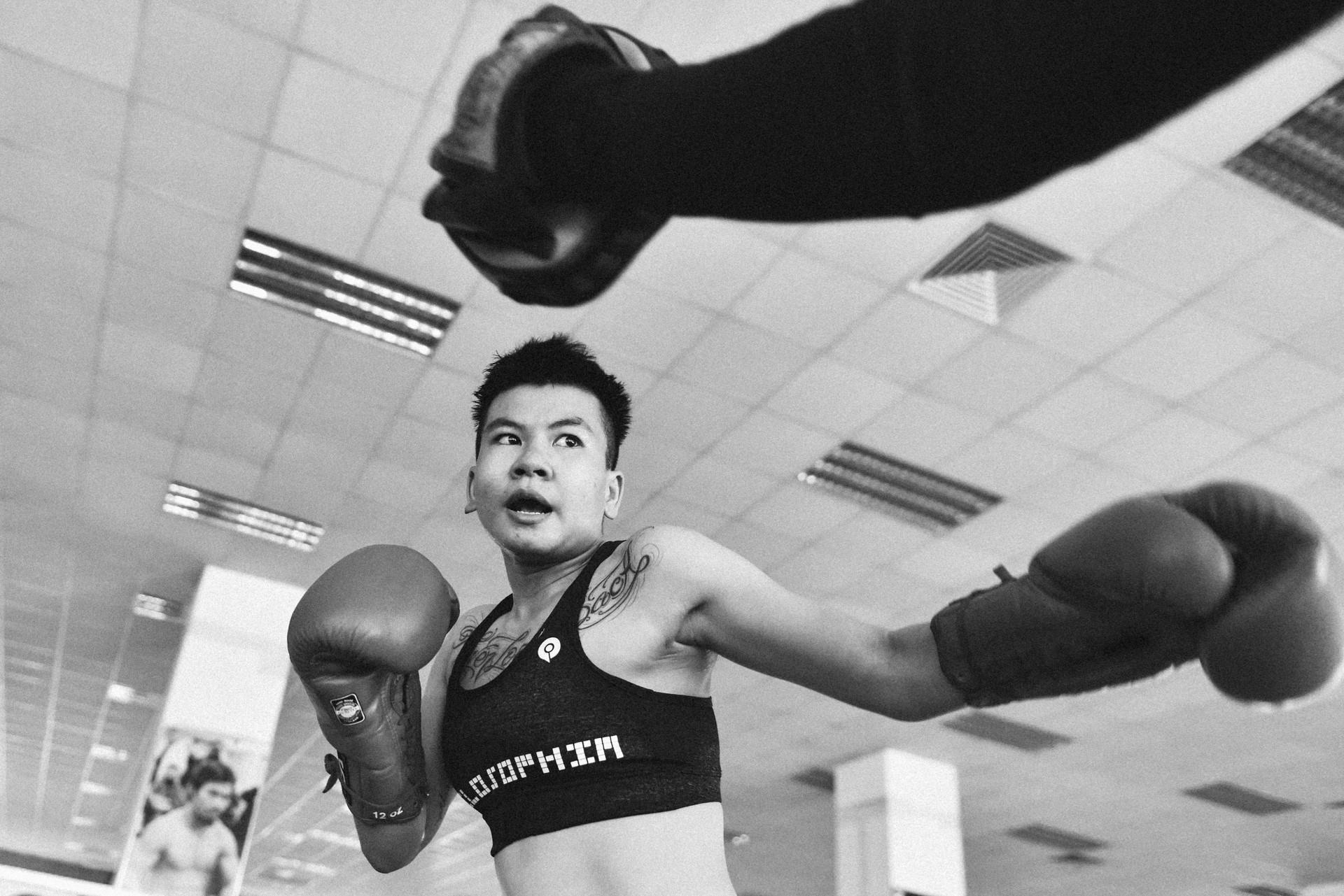 Chuyen gia Han Quoc huan luyen cho co gai vang quyen anh Viet Nam hinh anh