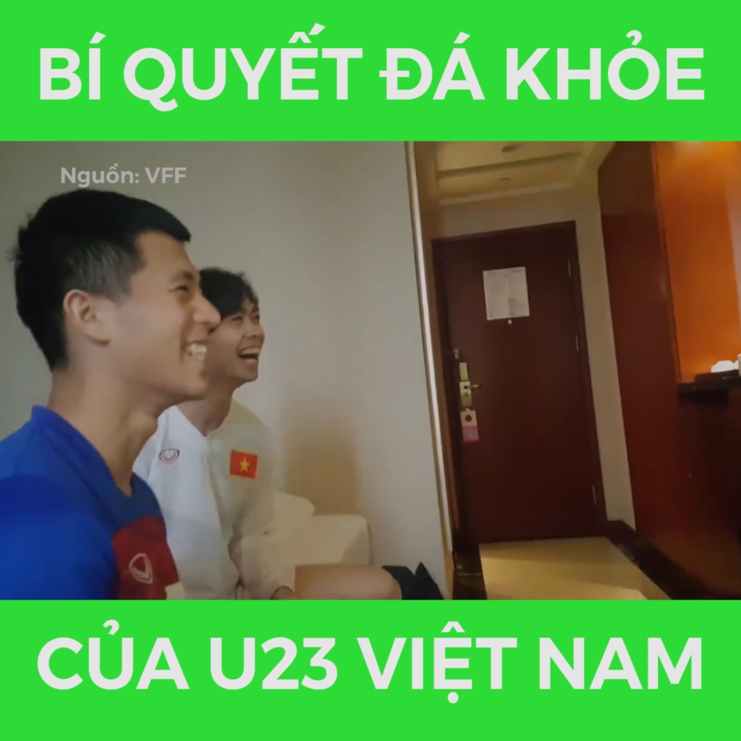 Cau thu U23 Viet Nam cung thu gian bang tro choi dien tu hinh anh