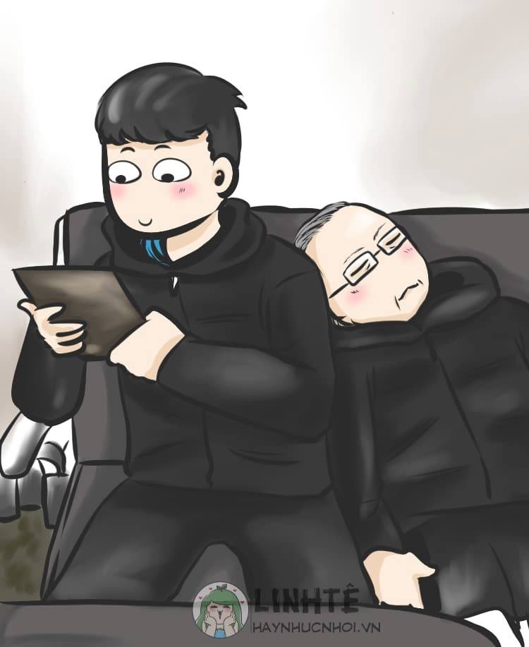 HLV Park Hang-seo nga dau vao hoc tro la video dang yeu nhat hom nay hinh anh