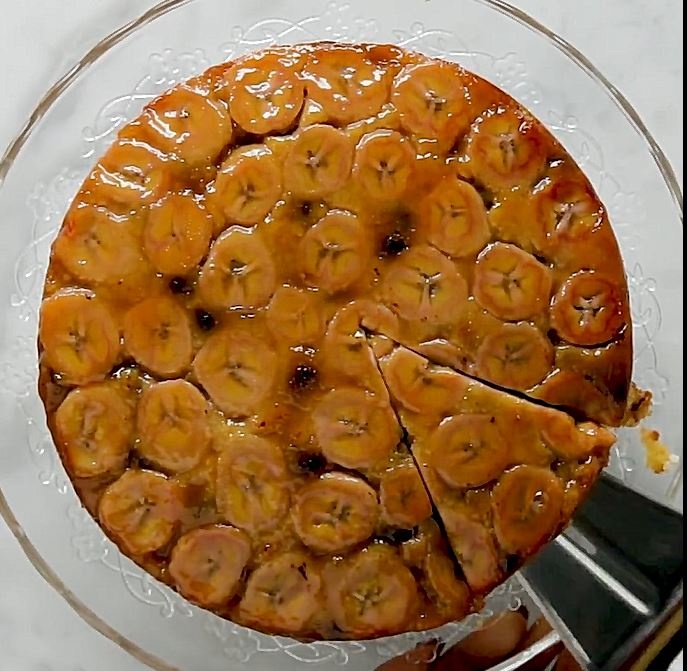 Banh chuoi pho mai, su ket hop la mieng cho buoi chieu hinh anh