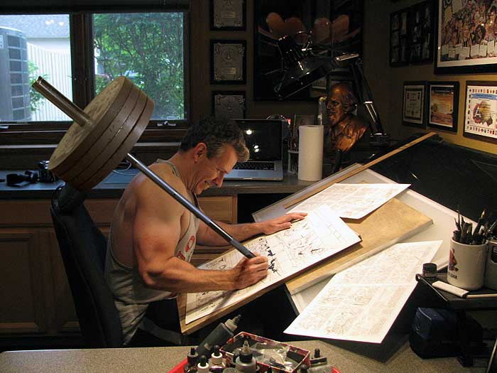 Anh la: Khi luc si cam but hinh anh