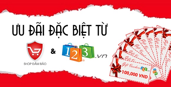 Uu dai dac biet tu Shop Dam Bao va 123.vn hinh anh