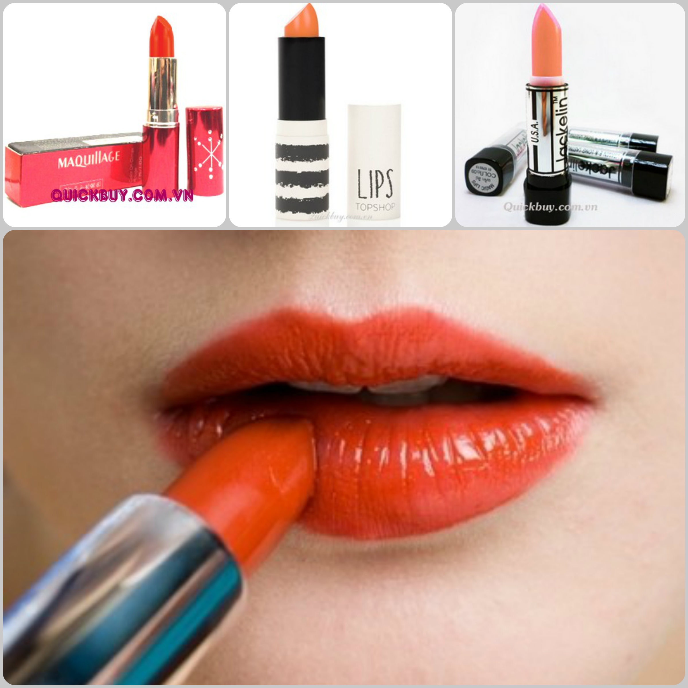 Với việc xuất hiện ngập tràn trên các thảm đỏ sự kiện, son môi màu cam được xem là xu hướng yêu thích nhất trong năm. 