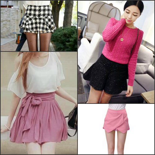 Quần giả váy cũng được thiết kế nhiều kiểu dáng đa dạng với mức giá bán khoảng từ 120.000 đồng.