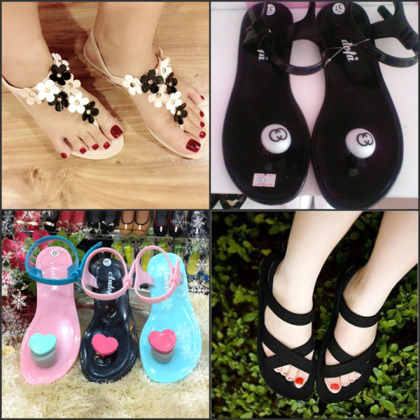 Sandal cũng là một sự lựa chọn thích hợp cho ngày mưa bởi tính thông thoáng, không gây ẩm, gây mùi khi đi trời mưa. Giá bán: khoảng 120.000 đồng