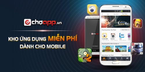 Cho App - kho ung dung hoan toan mien phi cho smartphone hinh anh