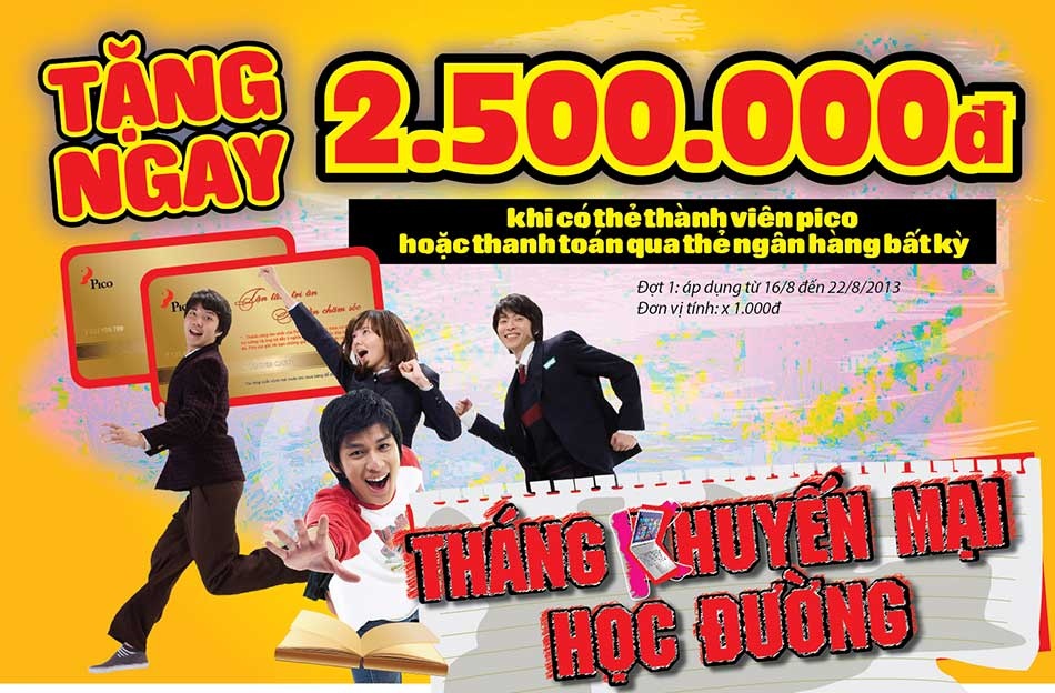 Pico giam gia cho sinh vien dip ‘Thang khuyen mai hoc duong' hinh anh