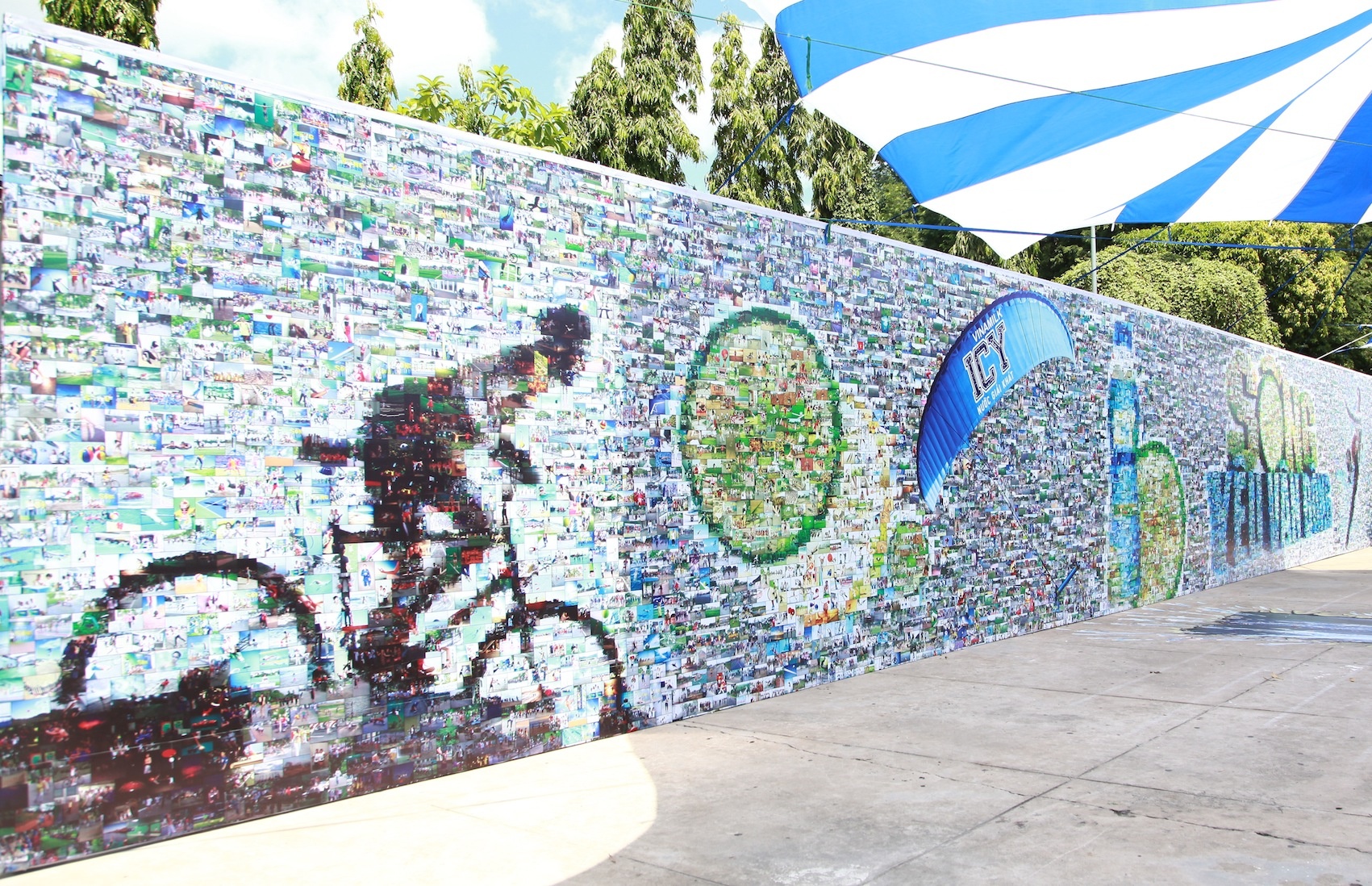 Tuong anh 'Song yeu van dong' dai nhat Viet Nam hinh anh