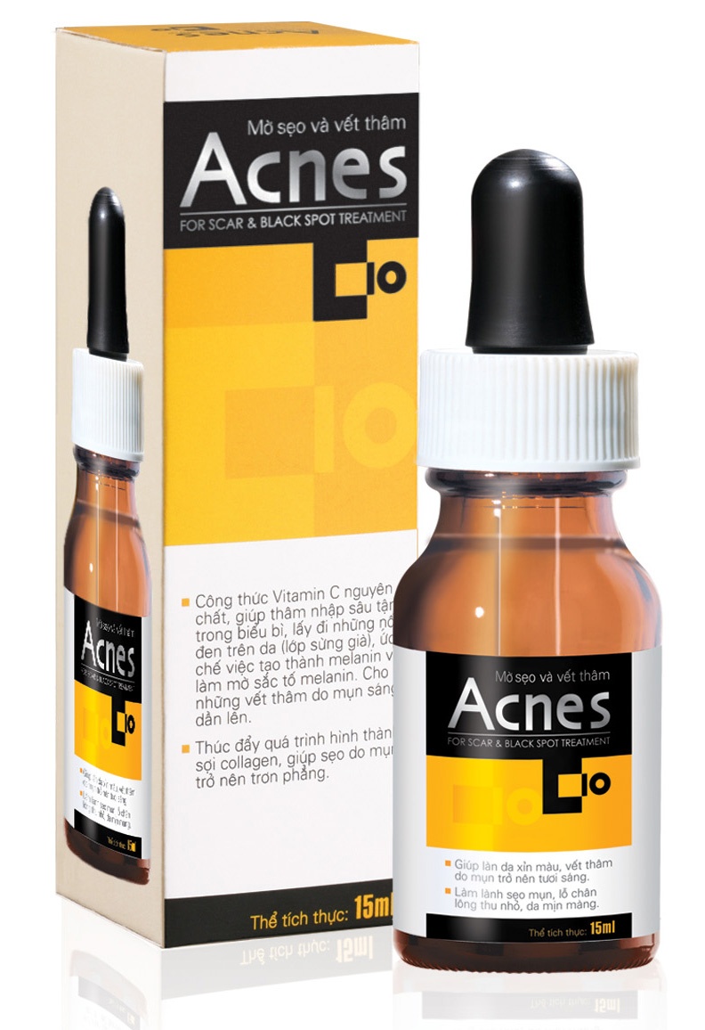Acnes C10 - giai phap dieu tri seo, vet tham hinh anh