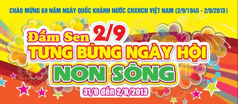 Dam Sen tung bung ngay Quoc khanh hinh anh