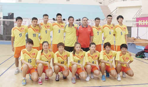 Doan VDV giai vo dich da cau the gioi da den Viet Nam hinh anh