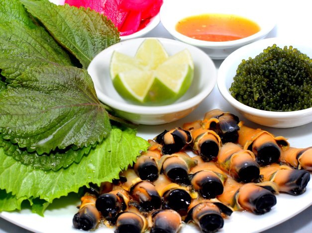 Luon ca bo gu nuong tra xanh hinh anh