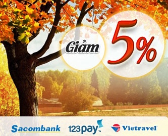 Uu dai them 5% tai Vietravel va thanh toan qua cong 123pay hinh anh