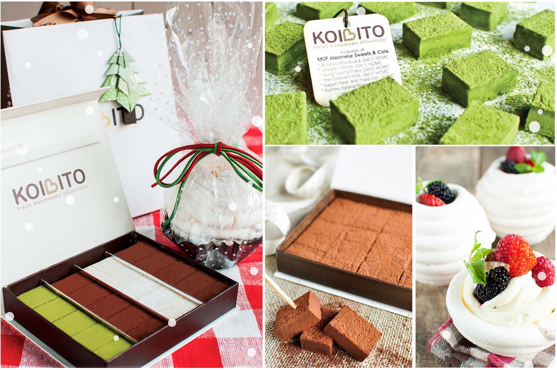 Chocolate tuoi Nhat Ban ra hop qua 4 vi nhan dip Giang sinh hinh anh