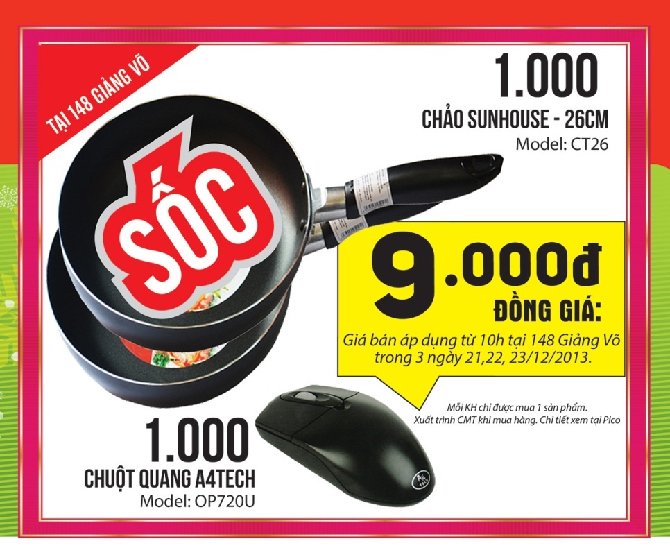 Mua hang gia soc tai sieu thi Pico dip Giang sinh hinh anh