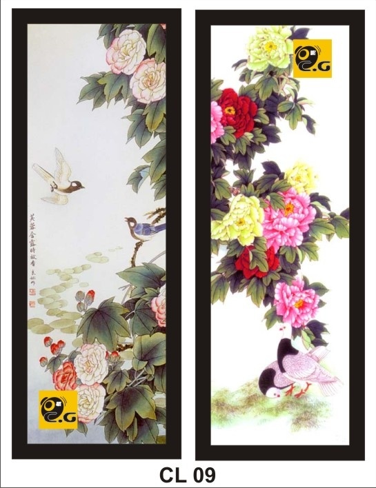 Lam dep khong gian voi loa tranh hinh anh