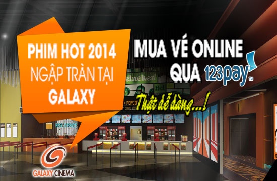 Cong thanh toan truc tuyen 123Pay hop tac cung Galaxycine hinh anh