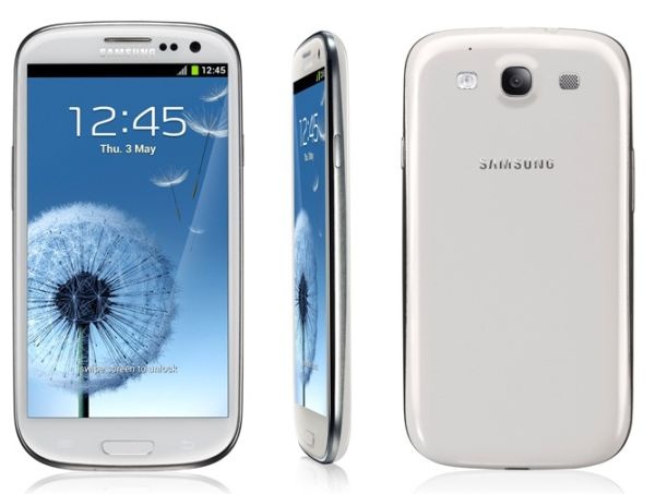 Điện thoại Samsung Galaxy S3, thanh tao trong sáng.