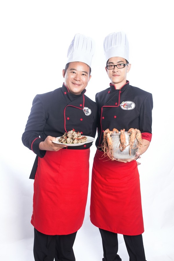 Đầu bếp người Đài Loan của nhà hàng Vương Quốc Tôm.