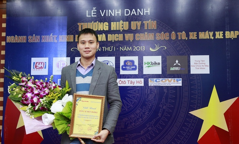 HKbike là thương hiệu xe điện đầu tiên và duy nhất tại Việt Nam được vinh danh thương hiệu uy tín ngành sản xuất, kinh doanh và dịch vụ chăm sóc ô tô, xe máy, xe đạp Việt Nam, do Hiệp hội Ô tô, Xe máy, Xe đạp Việt Nam trao tặng.