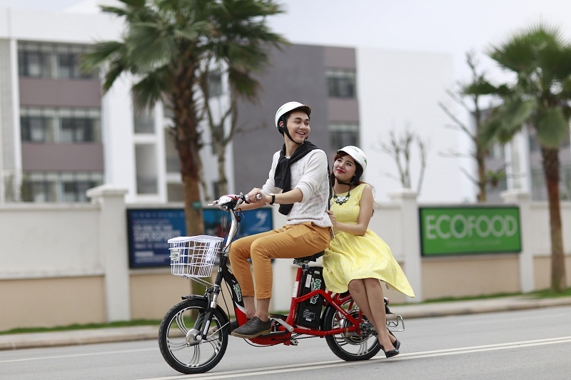 Nhờ ứng dụng pin Lithium-ion công nghệ FLiP, HKbike Zinger Extra có khả năng đi được quãng đường lên tới 80–90km/lần sạc đầy.